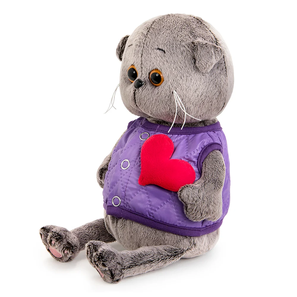 BB-123 Басик BABY в дутом жилете с сердечком