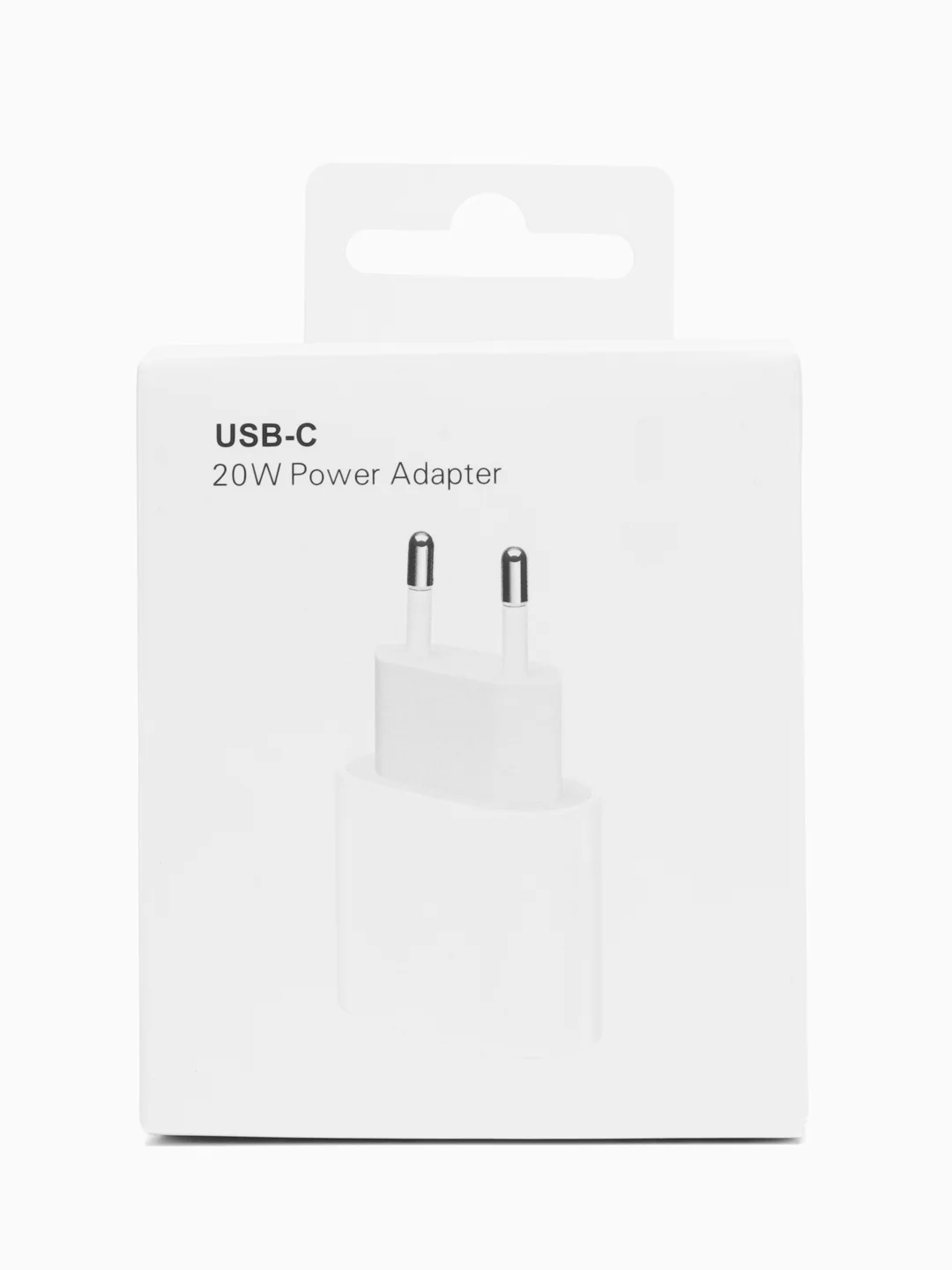 Белый блок питания для iPhone, Type-C, с быстрой зарядкой, 20W
