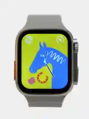 Серебряный умные смарт-часы Smart watch Z66 Ultra