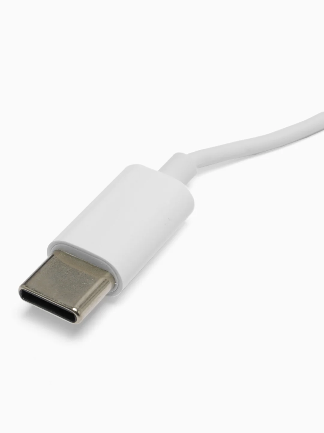 Белый наушники с микрофоном Borofone BM30 Max (3.5mm/Type-C/Lightning)