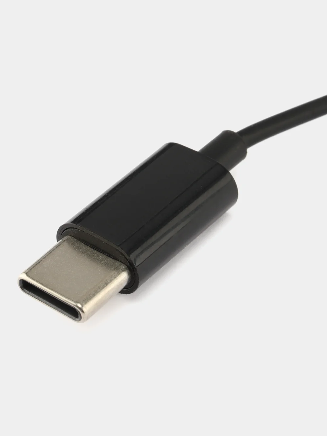 Черный наушники с микрофоном Borofone BM30 Max (3.5mm/Type-C/Lightning)
