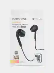 Черный наушники с микрофоном Borofone BM30 Max (3.5mm/Type-C/Lightning)