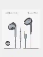 Черный наушники с микрофоном Borofone BM80 Max, с разъёмом Type-C