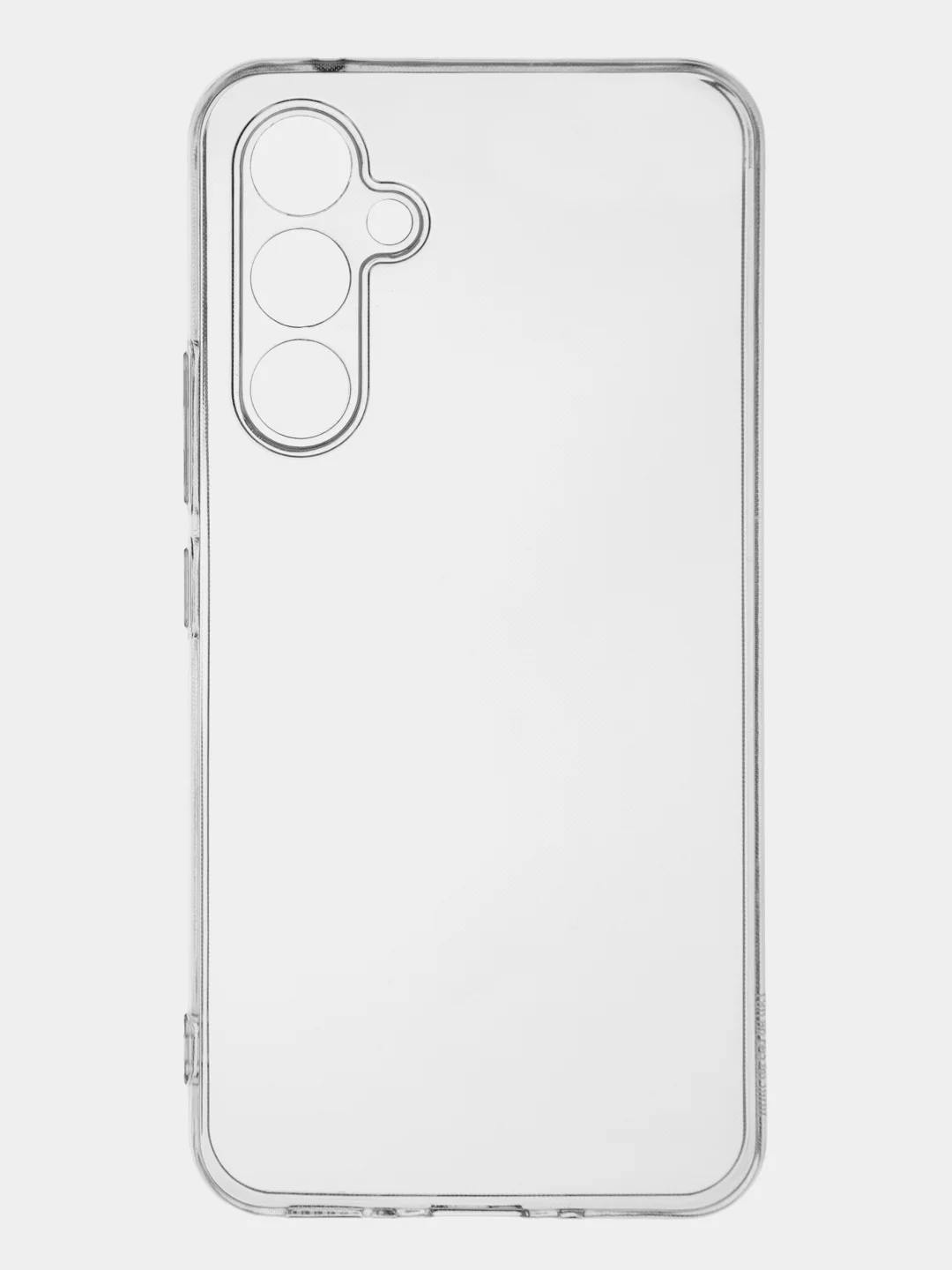 Прозрачный чехол для Samsung Galaxy A54 силиконовый ROSCO прозрачный тонкий с бортиком защитой камер