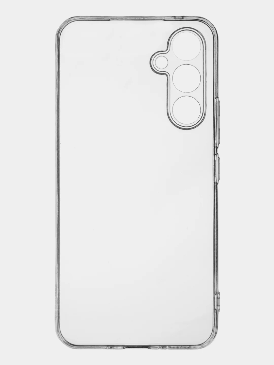Прозрачный чехол для Samsung Galaxy A54 силиконовый ROSCO прозрачный тонкий с бортиком защитой камер