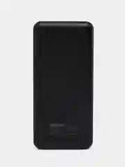 Черный power Bank  10000 мАч, Внешний аккумулятор с показателем заряда, 2 USB разъема для зарядки