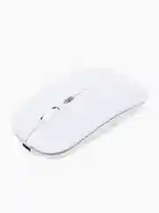 Белый мышь беспроводная 2.4ghz, Bluetooth с RGB подсветкой со встроенным аккумулятором