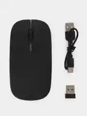 Черный мышь беспроводная 2.4ghz, Bluetooth с RGB подсветкой со встроенным аккумулятором