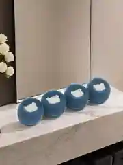 Синий шарики для стирки белья (для удаления волос)