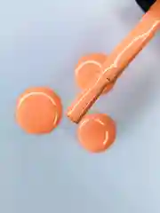 Оранжевый гель лак для ногтей