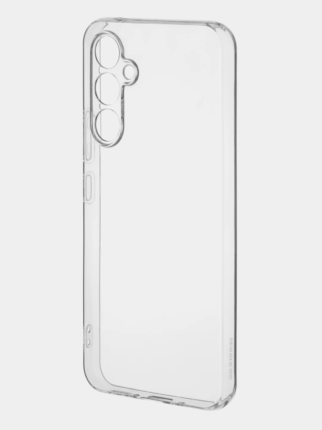 Прозрачный чехол для Samsung Galaxy A54 силиконовый BROSCORP прозрачный с бортиком- защитой камер