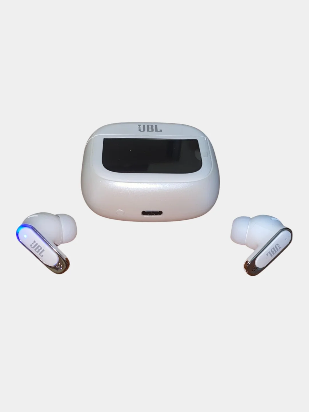 Белый беспроводные наушники JBL Tour Pro 5 by HARMAN, с дисплеем