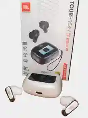 Белый беспроводные наушники JBL Tour Pro 5 by HARMAN, с дисплеем