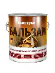 Защитно-декоративное покрытие для дерева Акватекс Экстра, полуглянцевое, 2,7 л, орех