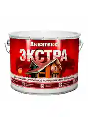 Защитно-декоративное покрытие для дерева Акватекс Экстра, 0,8 л, красное дерево