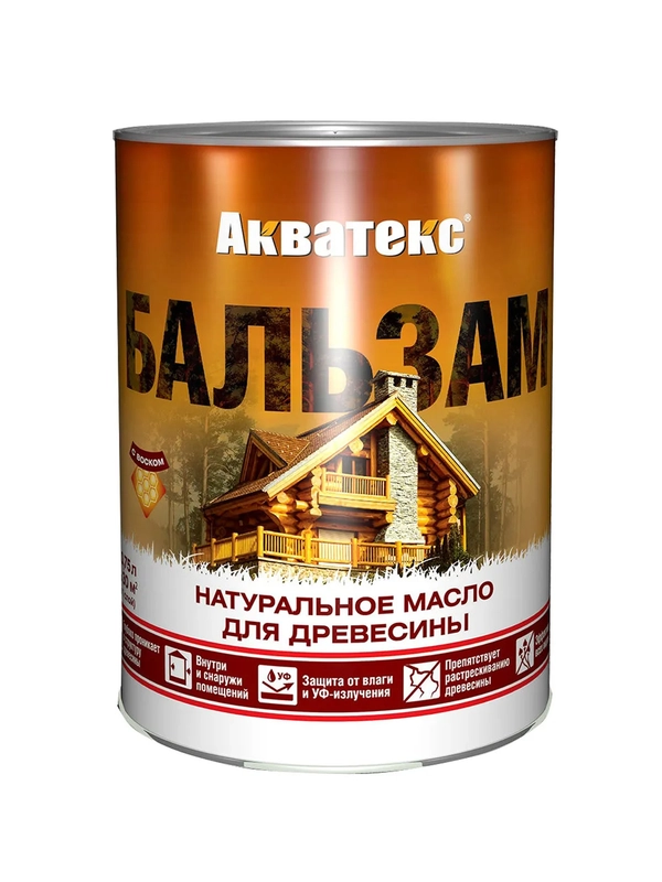 Защитно-декоративное покрытие для дерева Акватекс Экстра, полуглянцевое, 2,7 л, бесцветное