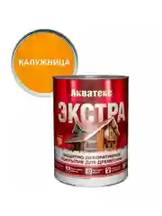 Защитно-декоративное покрытие для дерева Акватекс 2 в 1, полуматовое, 2,7 л, махагон