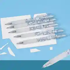 Белый нож канцелярский, для скрапбукинга, для вырезания в виде ручки