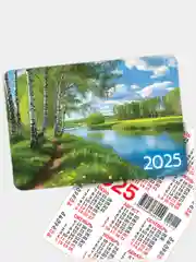 Карманный календарь 2025 год. 25 видов