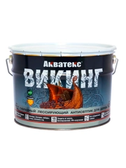 Антисептик для дерева Акватекс Викинг 65084, лессирующий, полуматовый, 2,5 л, дуб