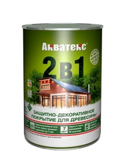 Антисептик для дерева Акватекс Сканди 65124, кроющий, полуматовый, 9 л, фьорд