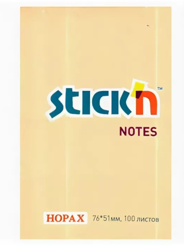 Stickn Блок самоклеящийся Stickn Notes 76 x 51 мм 100 листов