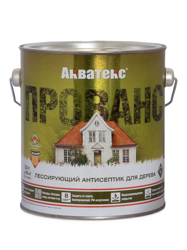 Антисептик для дерева Акватекс Викинг 65095, лессирующий, полуматовый, 9 л, палисандр