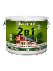 Защитно-декоративное покрытие для дерева Акватекс 2 в 1, полуматовое, 0,8 л, груша