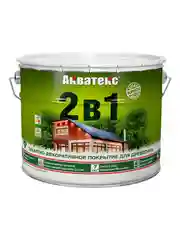 Защитно-декоративное покрытие для дерева Акватекс 2 в 1, полуматовое, 0,8 л, сосна