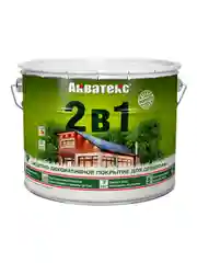 Защитно-декоративное покрытие для дерева Акватекс 2 в 1, полуматовое, 0,8 л, венге