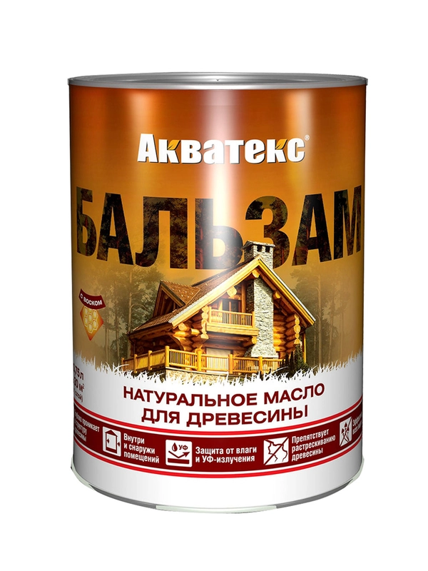 Защитно-декоративное покрытие для дерева Акватекс Экстра, полуглянцевое, 0,8 л, палисандр