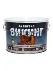 Антисептик для дерева Акватекс Викинг 65074, лессирующий, полуматовый, 0,75 л, белый