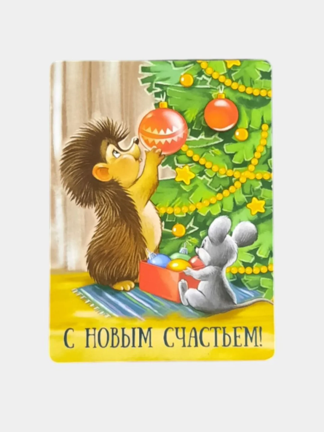 Магнит новогодний сувенир снеговик