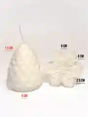 Свечи, новогодние формовые свечи, подарочный набор свечей, снежинка, шишка на новый год