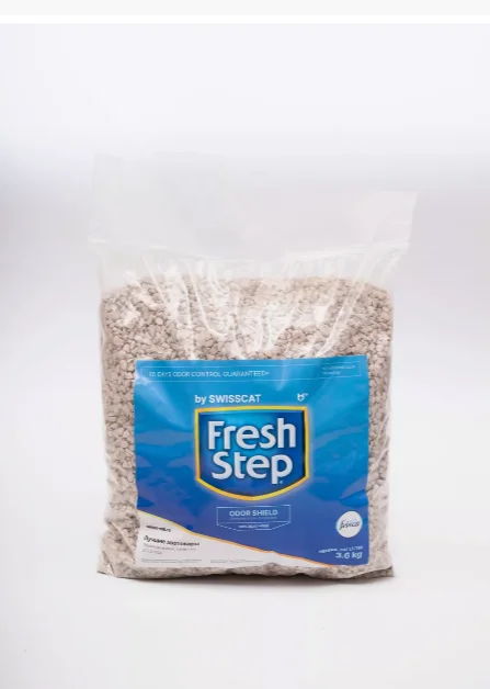 Наполнитель впитывающий для кошачьего туалета Fresh Step by SWISSCAT 3,6 кг, 8 л