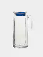Кувшин для воды с синей крышкой 1 л