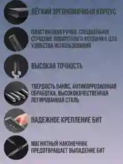 Набор отверток для точных работ 24 в 1/ Набор отверток для ремонта телефона,ноутбука