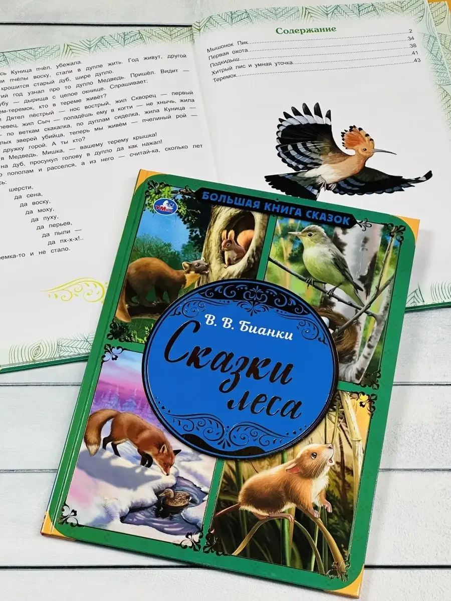 Книжка сказок Виталий Бианки Сказки Мышонок Пик подкидыш