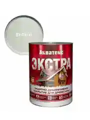 Защитно-декоративное покрытие для дерева Акватекс 2 в 1, полуматовое, 2,7 л, ваниль