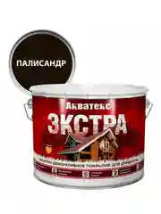 Защитно-декоративное покрытие для дерева Акватекс Экстра, полуглянцевое, 0,8 л, каштан