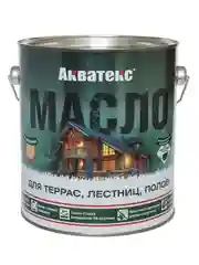 Натуральное масло для дерева Акватекс Бальзам, матовое, 0,75 л, махагон