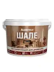 Защитно-декоративное покрытие для дерева Акватекс Экстра, полуглянцевое, 9 л, каштан