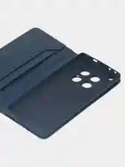 Синий чехол-книжка для Infinix Zero 40 (5G) из высококачественной искусственной кожи