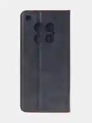 Черный чехол-книжка для Infinix Zero 40 (5G) из высококачественной искусственной кожи