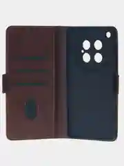 Терракотовый чехол-книжка для Infinix Zero 40 (5G) из высококачественной искусственной кожи