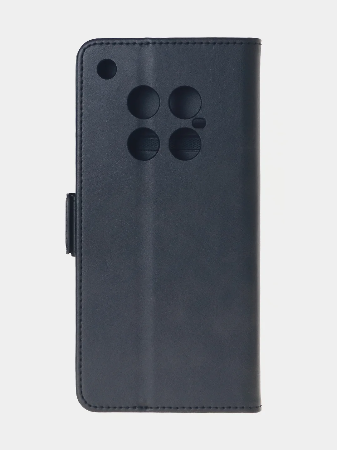 Угольный чехол-книжка для Infinix Zero 40 (5G) из высококачественной искусственной кожи
