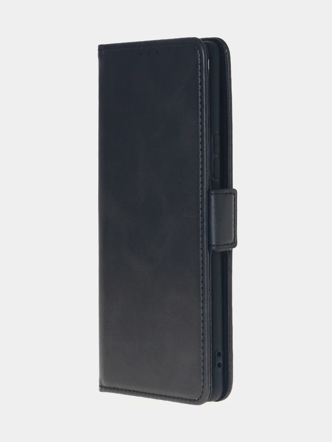 Угольный чехол-книжка для Infinix Zero 40 (5G) из высококачественной искусственной кожи