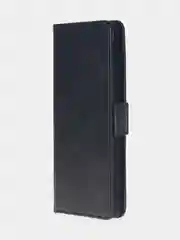 Угольный чехол-книжка для Infinix Zero 40 (5G) из высококачественной искусственной кожи