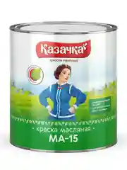 Краска масляная МА-15 Казачка, глянцевая, 2,8 кг, голубая