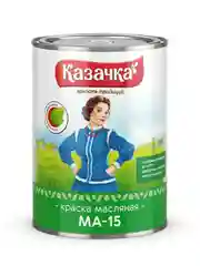 Краска масляная МА-15 Казачка, глянцевая, 0,9 кг, красная